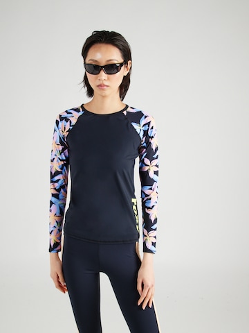 ROXY Funkcionalna majica 'ROXY ACTIVE LS LYCRA PRINTED 2' | črna barva: sprednja stran