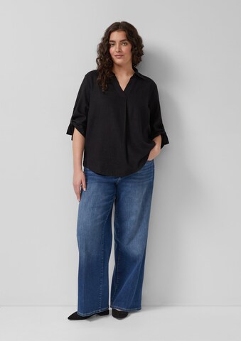 s.Oliver Blouse in Zwart