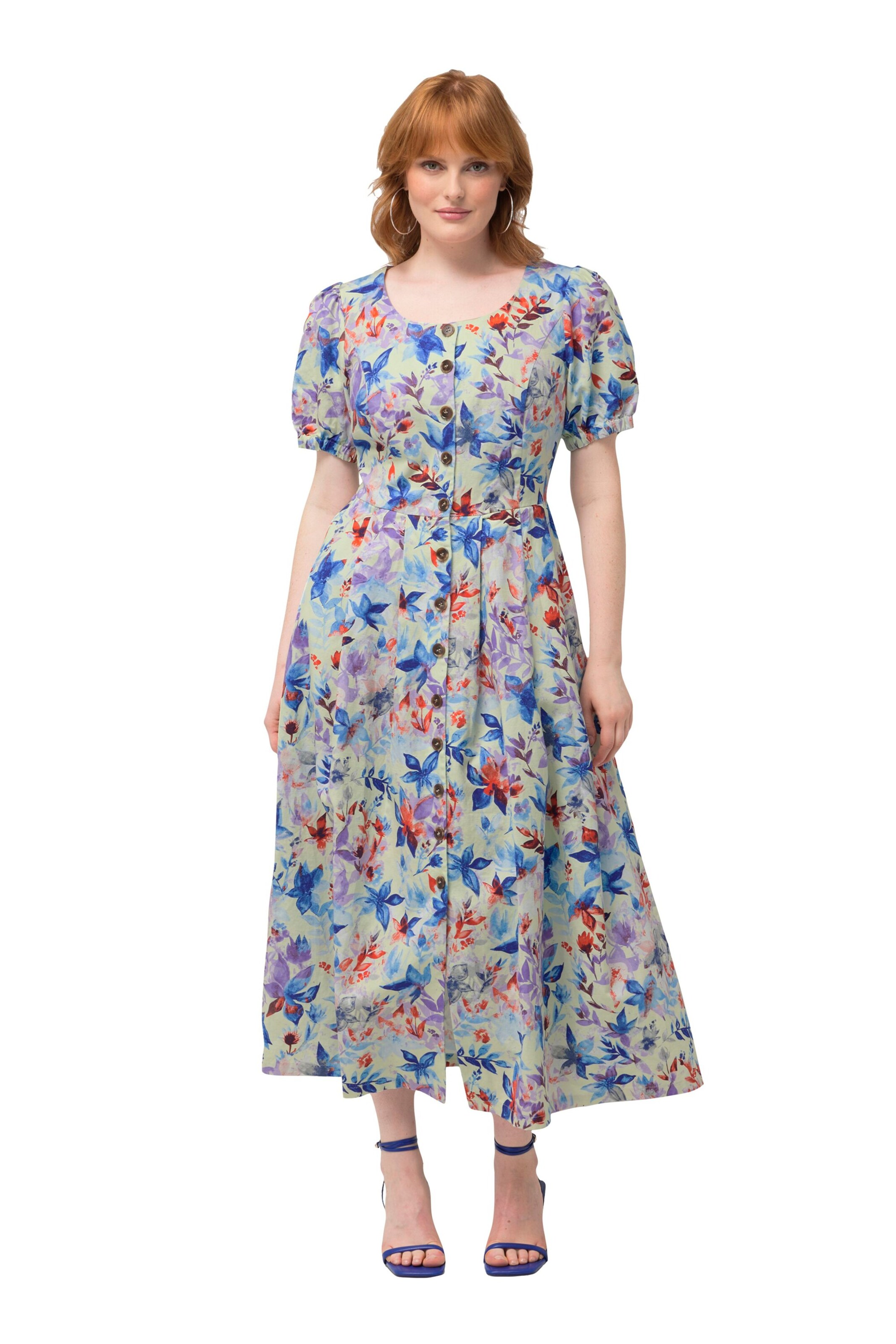 Robe Ulla Popken en mélange de couleurs : devant