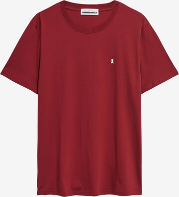 T-Shirt ' LAARON ' ARMEDANGELS en rouge : devant