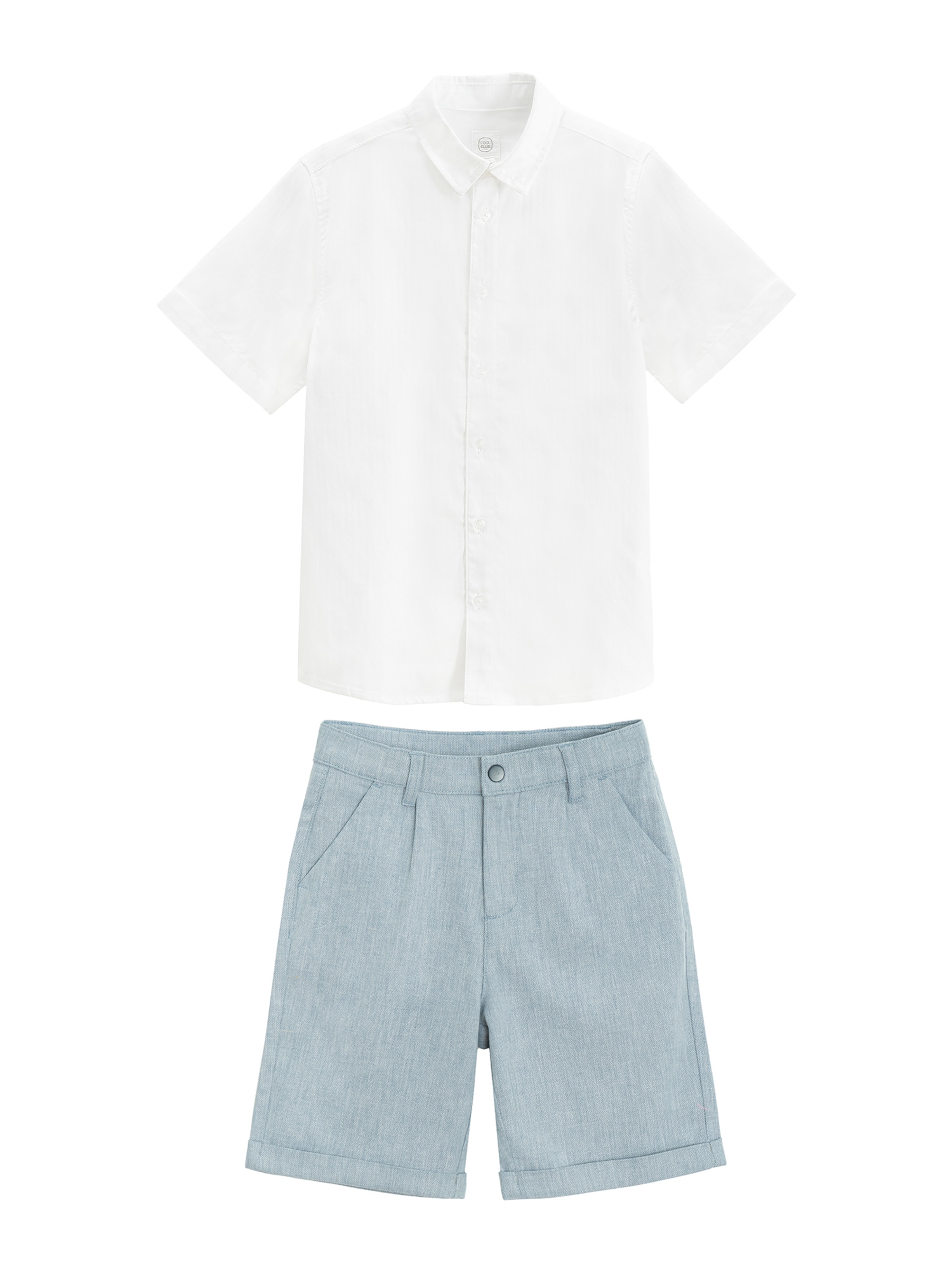 Cool Club Set in Weiß: Vorderseite