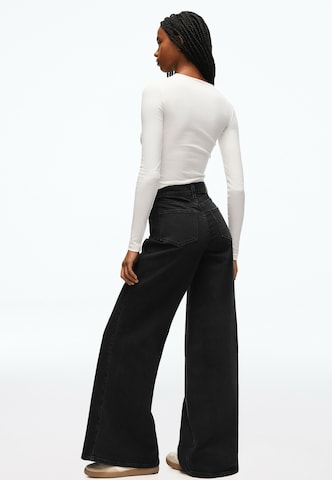 Bershka Wide leg Jeans in Black