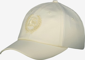 LERROS Basecap aus Seersucker-Kunstgewebe in Weiß: Vorderseite