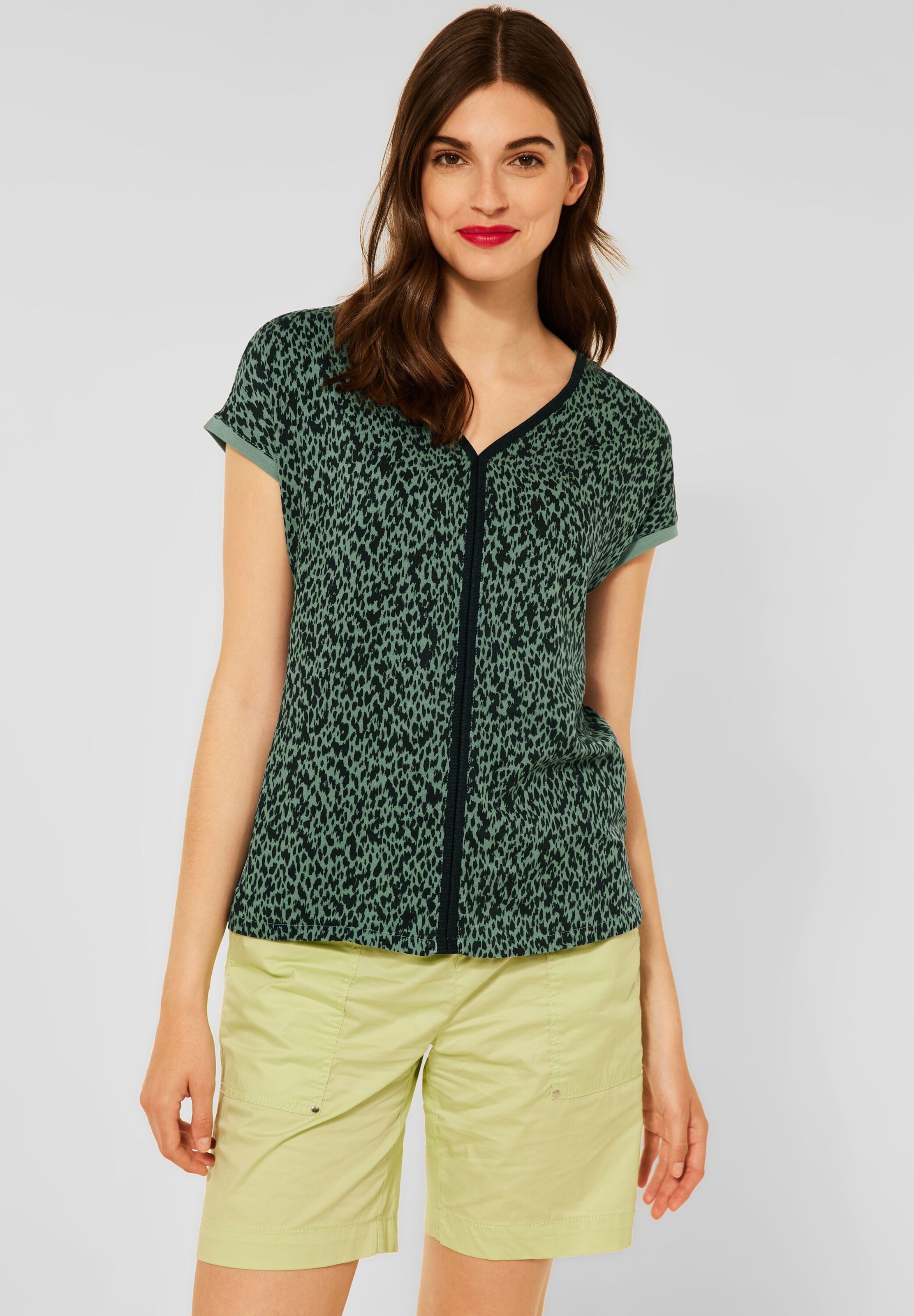 Frauen Shirts & Tops STREET ONE T-Shirt in Grün - FH89208 Frauen Shirts & Tops STREET ONE T-Shirt in Grün - FH89208