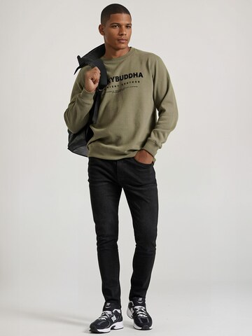 Funky Buddha Sweatshirt in Grün