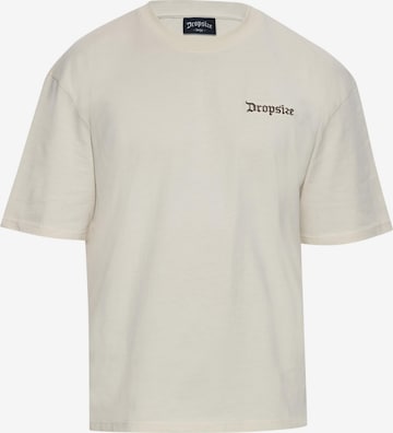 Dropsize T-Shirt in Weiß: predná strana