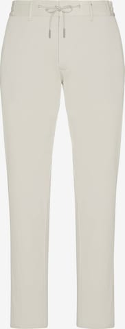 Pantalon fonctionnel Boggi Milano en beige : devant