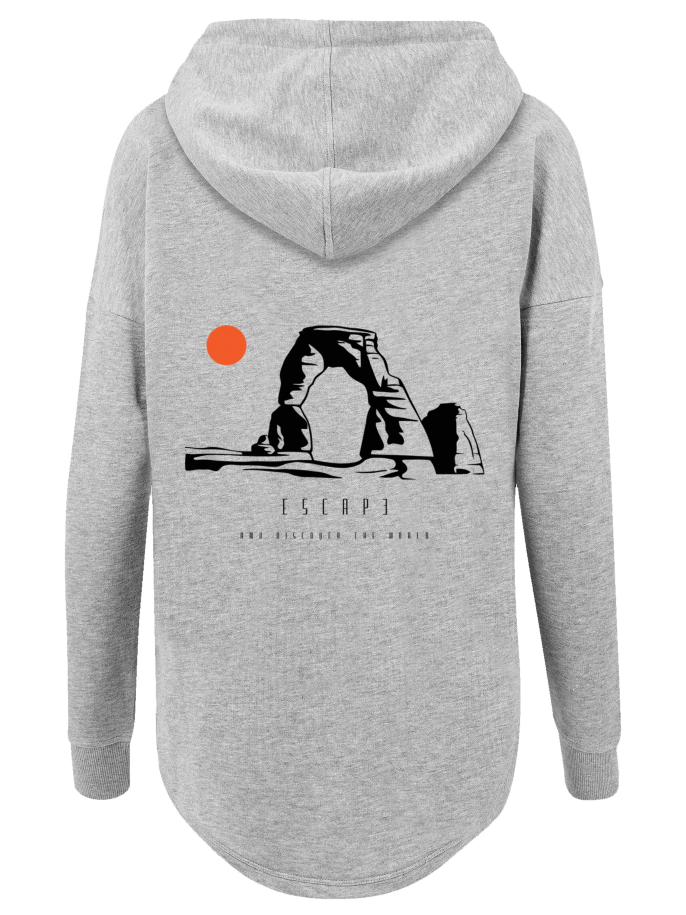 F4NT4STIC Sweatshirt 'Escape Discover the World Savannah' in Grijs