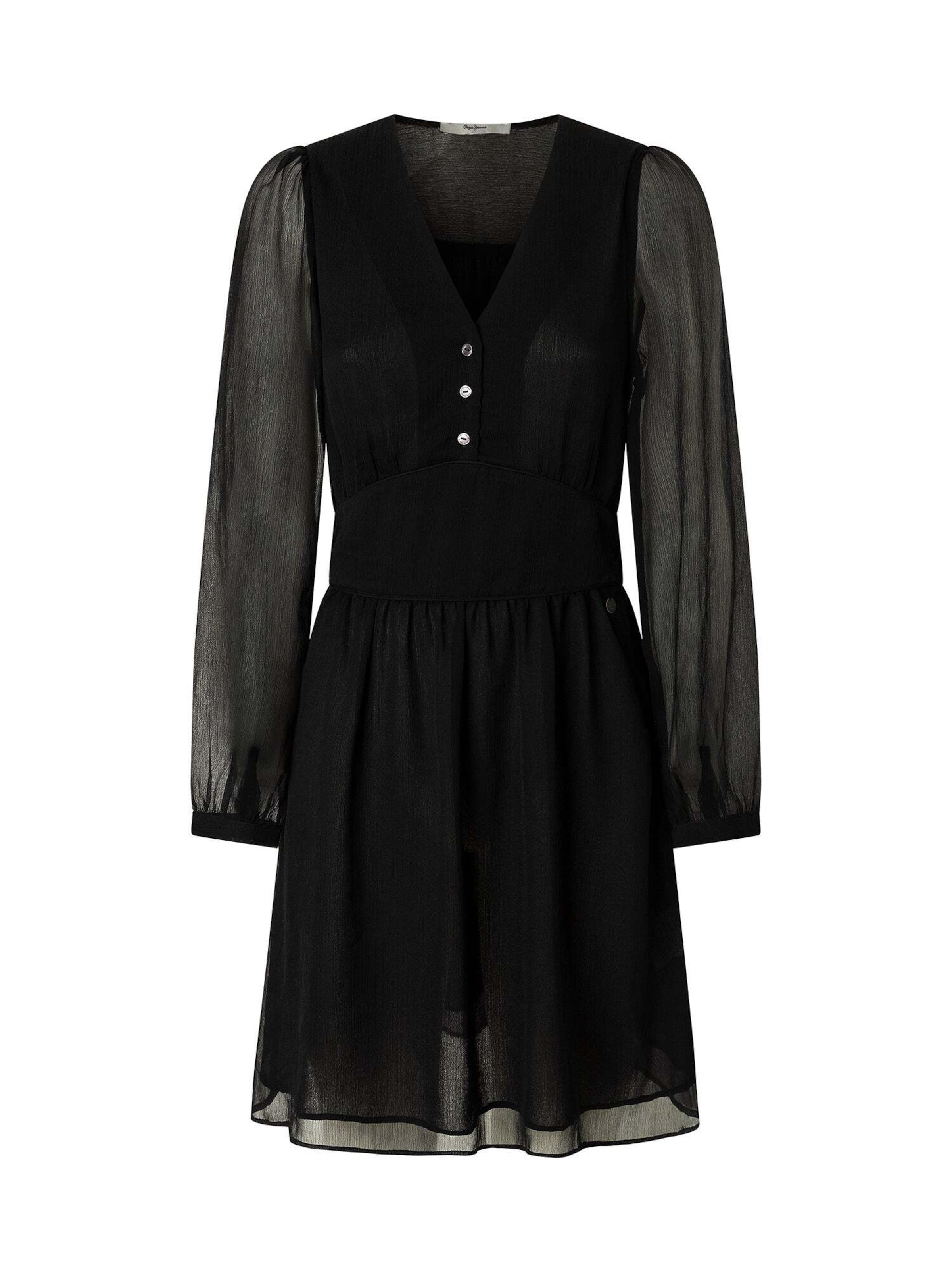 Abito 'Orchid' di Pepe Jeans in nero: frontale