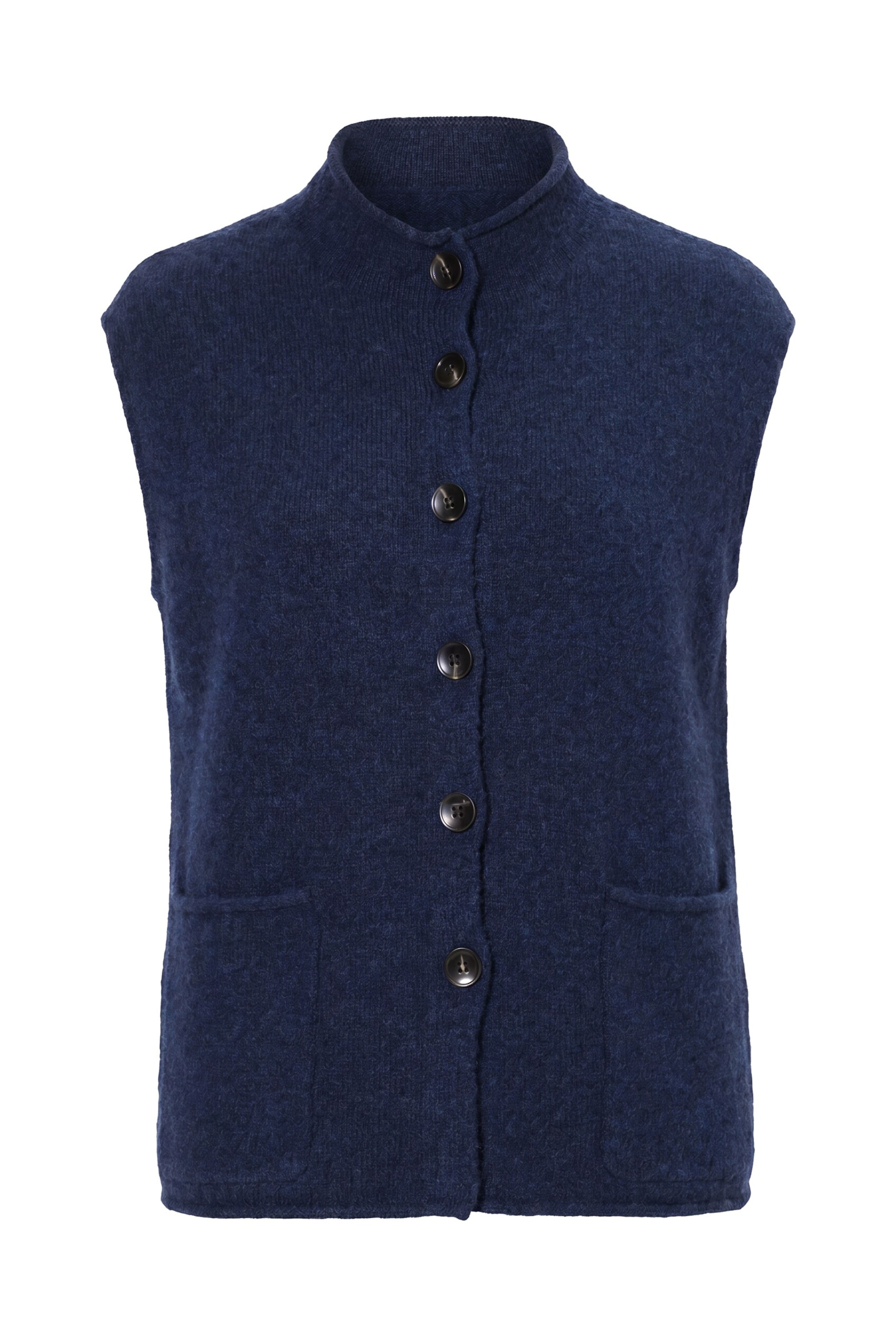 Ulla Popken Strickjacke in Blau: Vorderseite