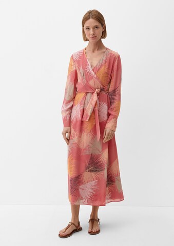 s.Oliver BLACK LABEL Kleid in Orange: Vorderseite