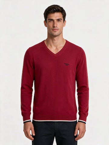 Pull-over Moxx Paris en rouge : devant
