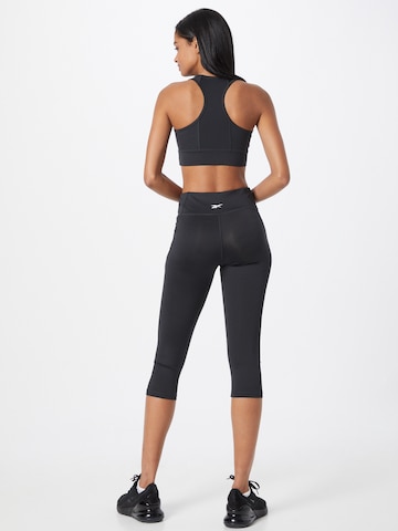 Reebok Skinny Sporthose in Schwarz