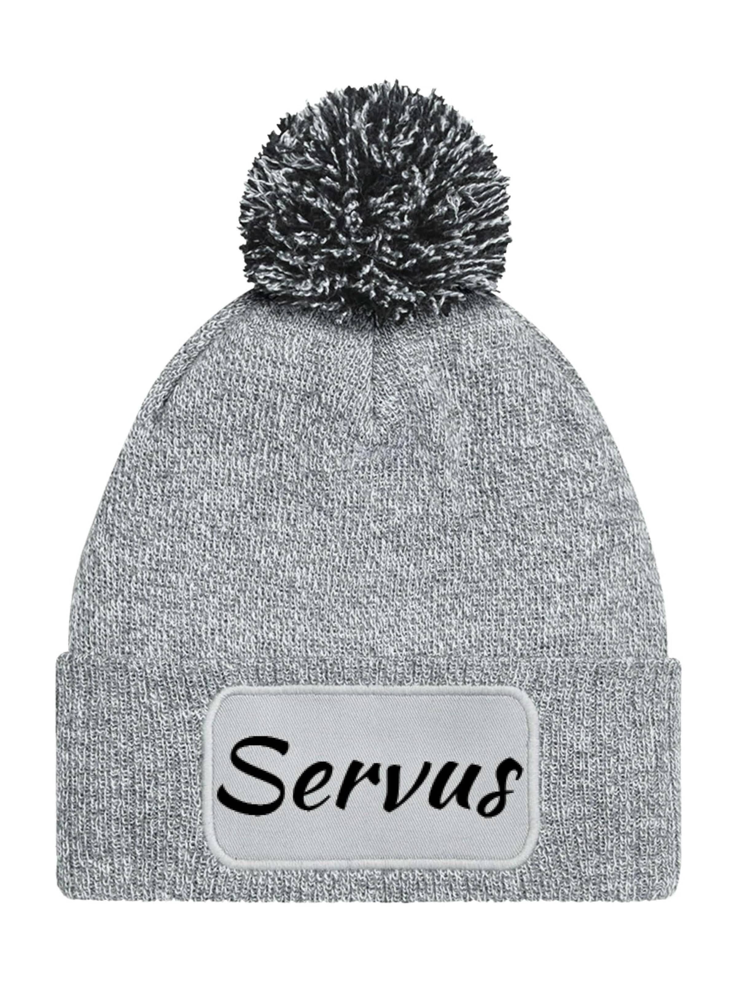 Youth Designz Beanie 'Servus' in Grey: front