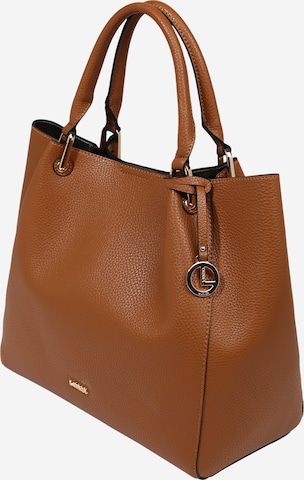 L.CREDI Handbag 'Ember' in Brown: front