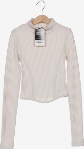 Bershka Sweater & Cardigan in XS in White: front