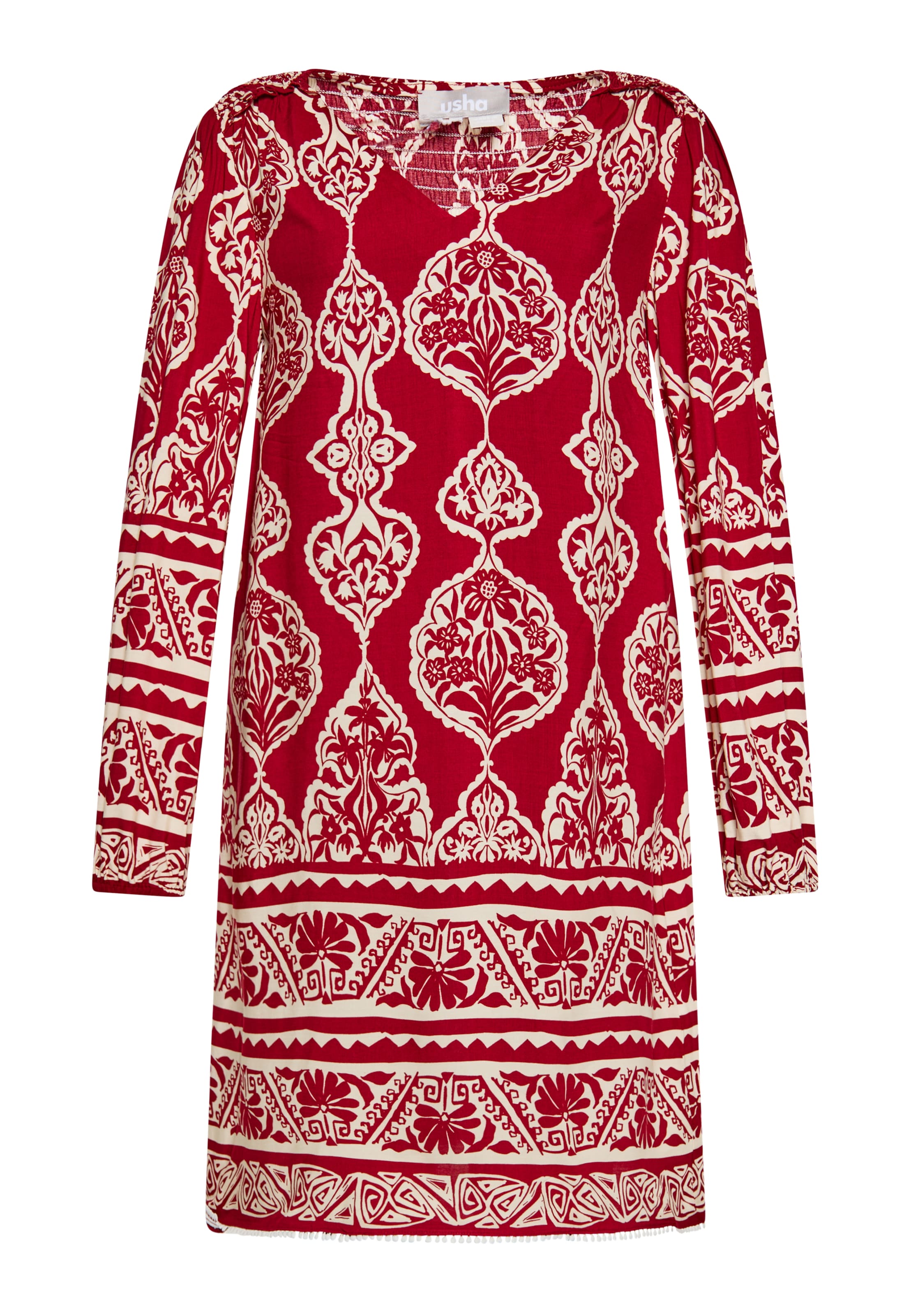 Usha Kjole i rød: forside