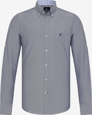 Regular fit Camicia business 'JONES' di DENIM CULTURE in grigio: frontale