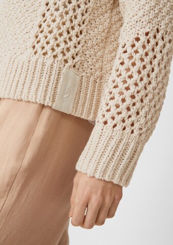 Pull-over comma casual identity en beige