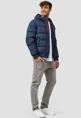 Veste d’hiver 'Adrian ZA' INDICODE JEANS en bleu