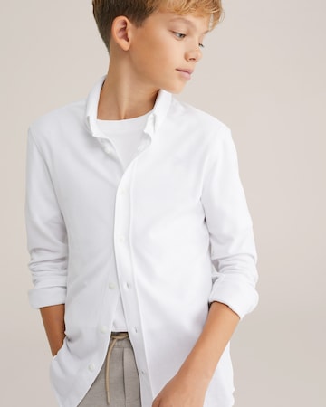 WE Fashion Средняя посадка Рубашка в Белый
