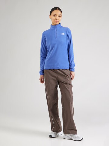 THE NORTH FACE - Pullover desportivo '100 GLACIER' em roxo
