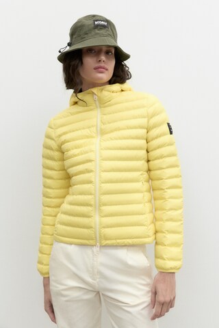 ECOALF Between-Season Jacket 'ATLANTIC' in Yellow: front