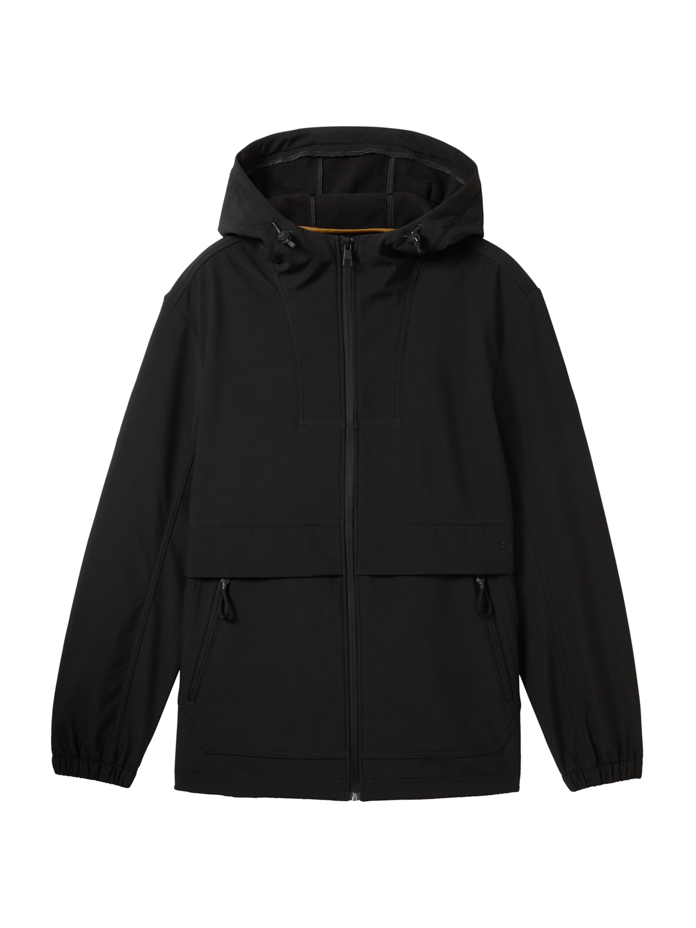 TOM TAILOR DENIM Between-Season Jacket in Black: front