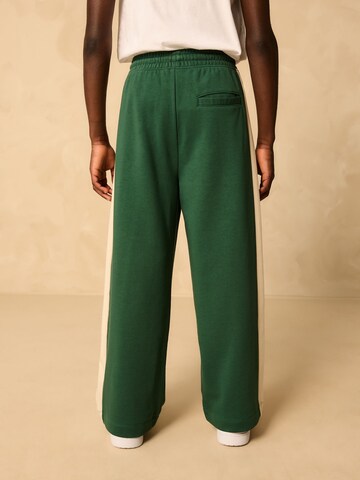 Wide Leg Pantalon Next en vert