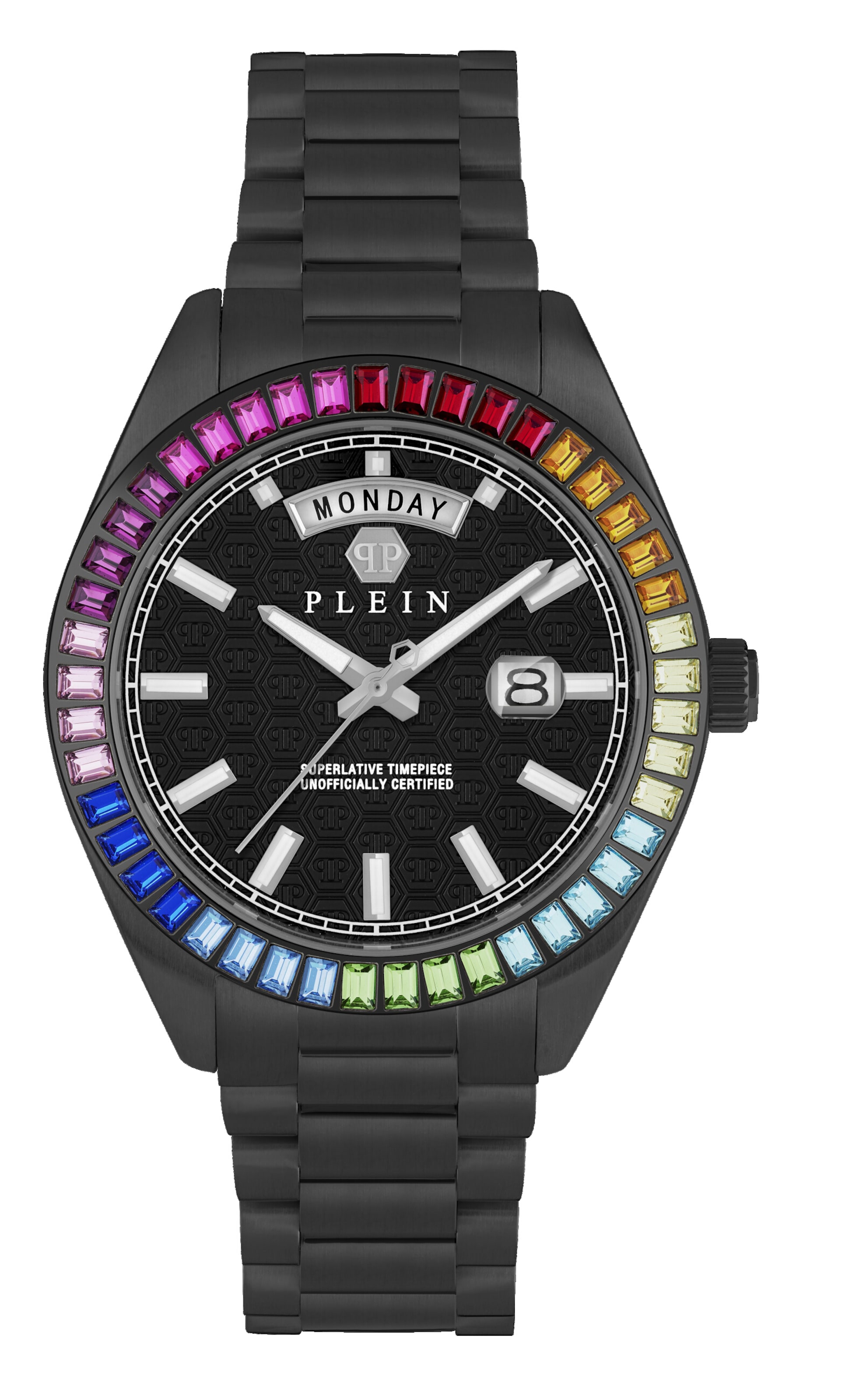 Montre à affichage analogique Philipp Plein Watches en noir : devant
