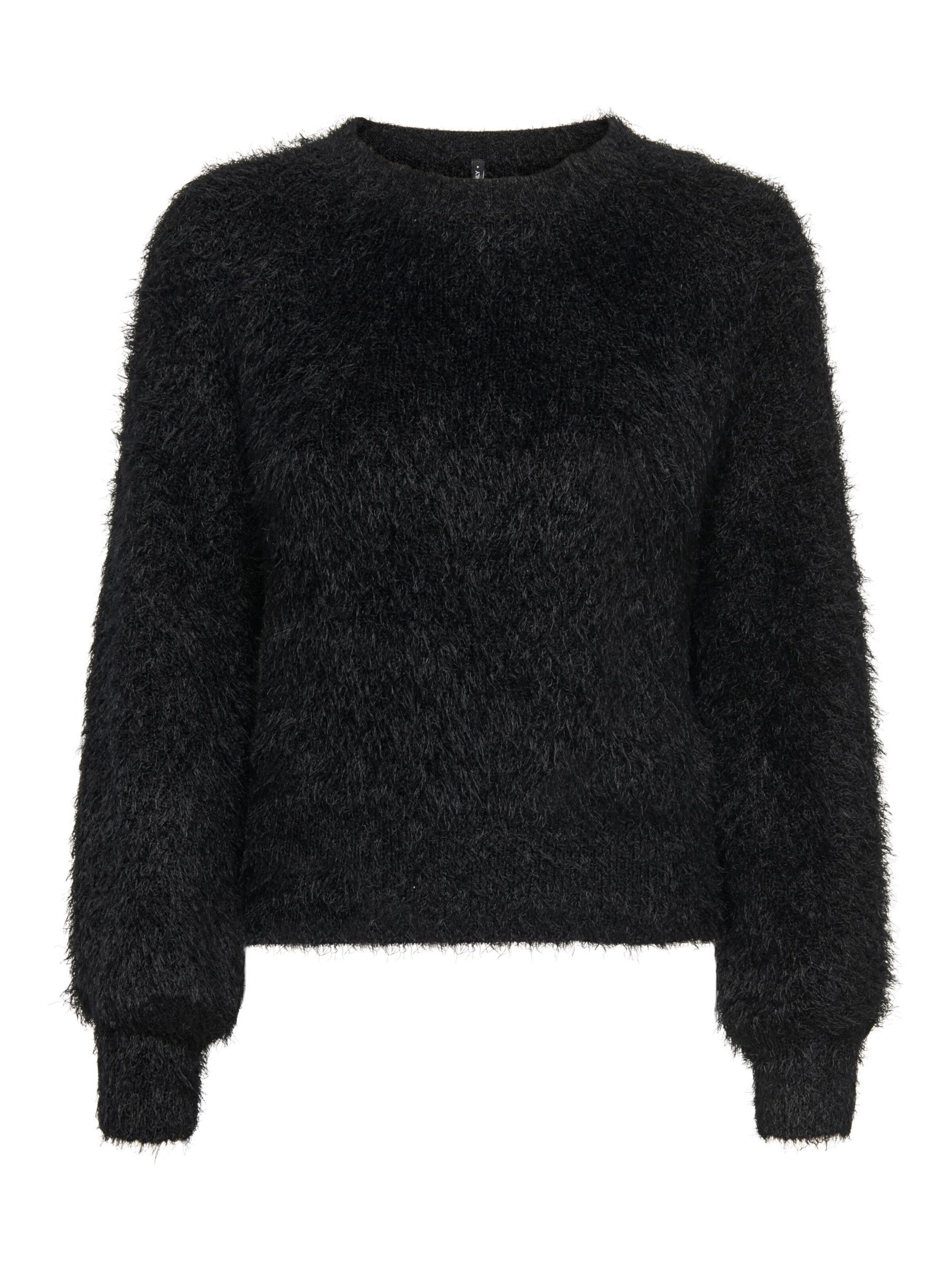 ONLY Strickpullover 'ONLLulu' in Schwarz: Vorderseite