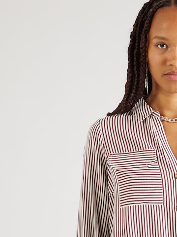 Chemisier 'BUMPY' VERO MODA en marron