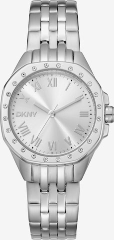 sidabrinė DKNY Analoginis (įprasto dizaino) laikrodis 'Brooklyn': priekis