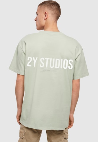 2Y Studios Shirt 'Syndicat' in Groen: voorkant