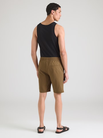 Only & Sons Слим Штаны 'ONSCAPRI' в Коричневый: сзади