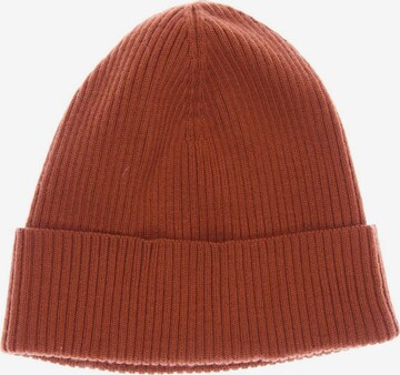 hessnatur Hat & Cap in One size in Brown: front