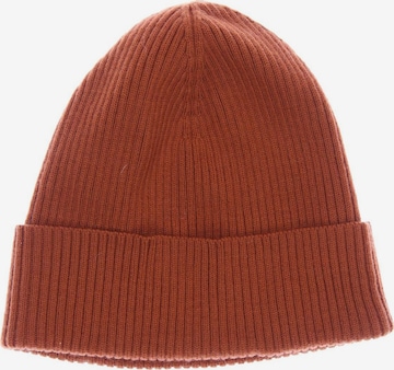 hessnatur Hat & Cap in One size in Brown: front