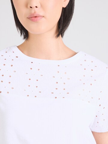 ABOUT YOU Μπλουζάκι 'Carla' σε λευκό