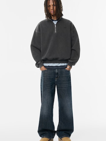 Sweat-shirt 'STWD' Pull&Bear en noir