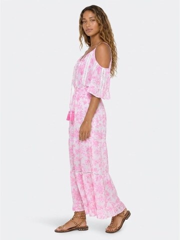 Miss June Jurk 'Robe Longue Karena' in Blauw