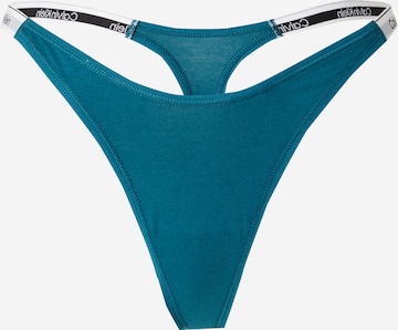 Calvin Klein Underwear - Tanga em verde: frente