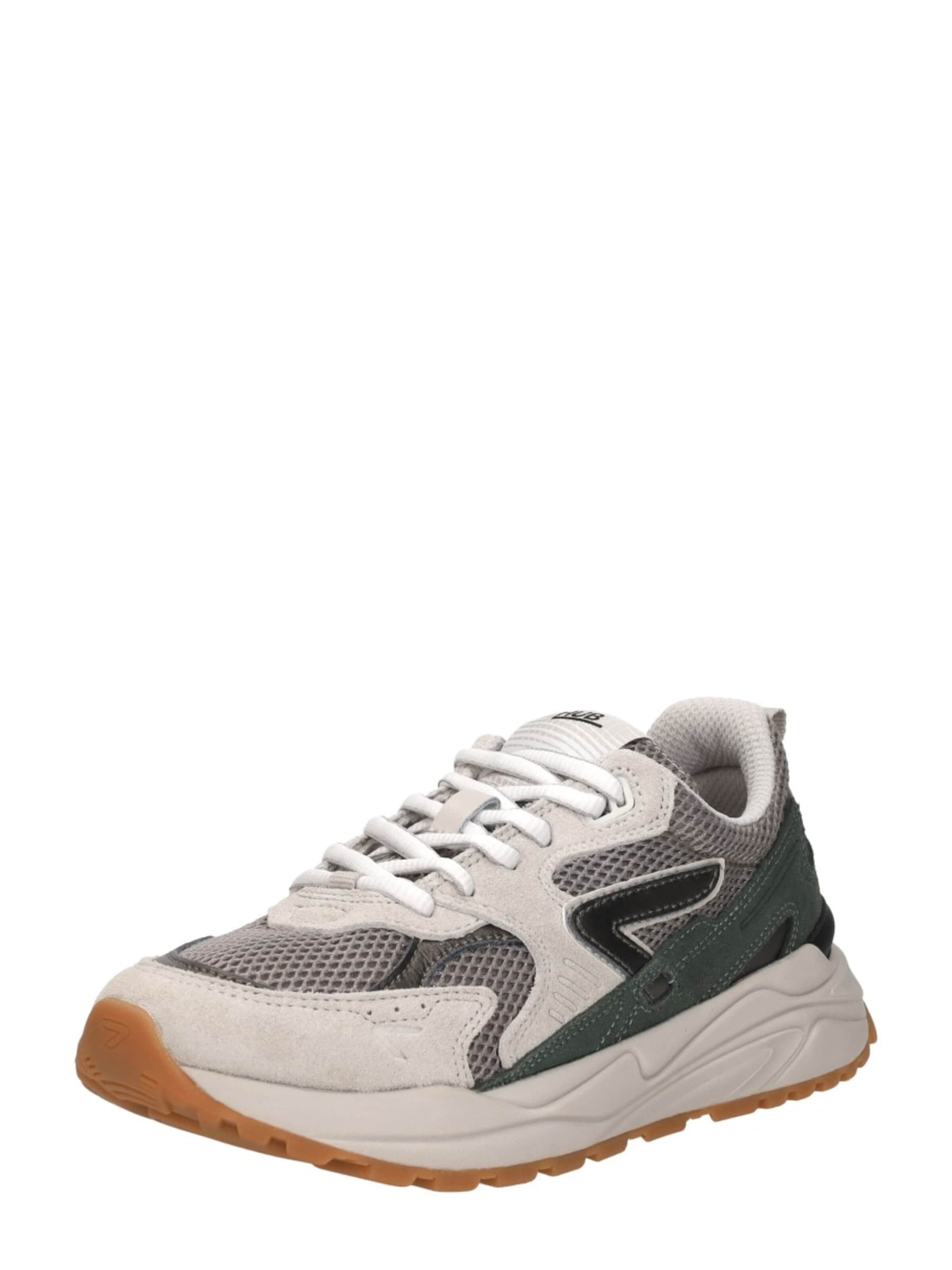 HUB Sneakers laag 'Grid' in Grijs: voorkant
