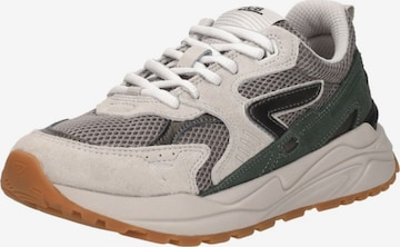 Baskets basses 'Grid' HUB en gris : devant
