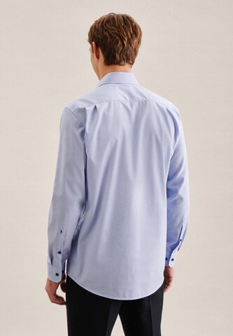 SEIDENSTICKER Regular fit Zakelijk overhemd 'Smart Essentials' in Blauw