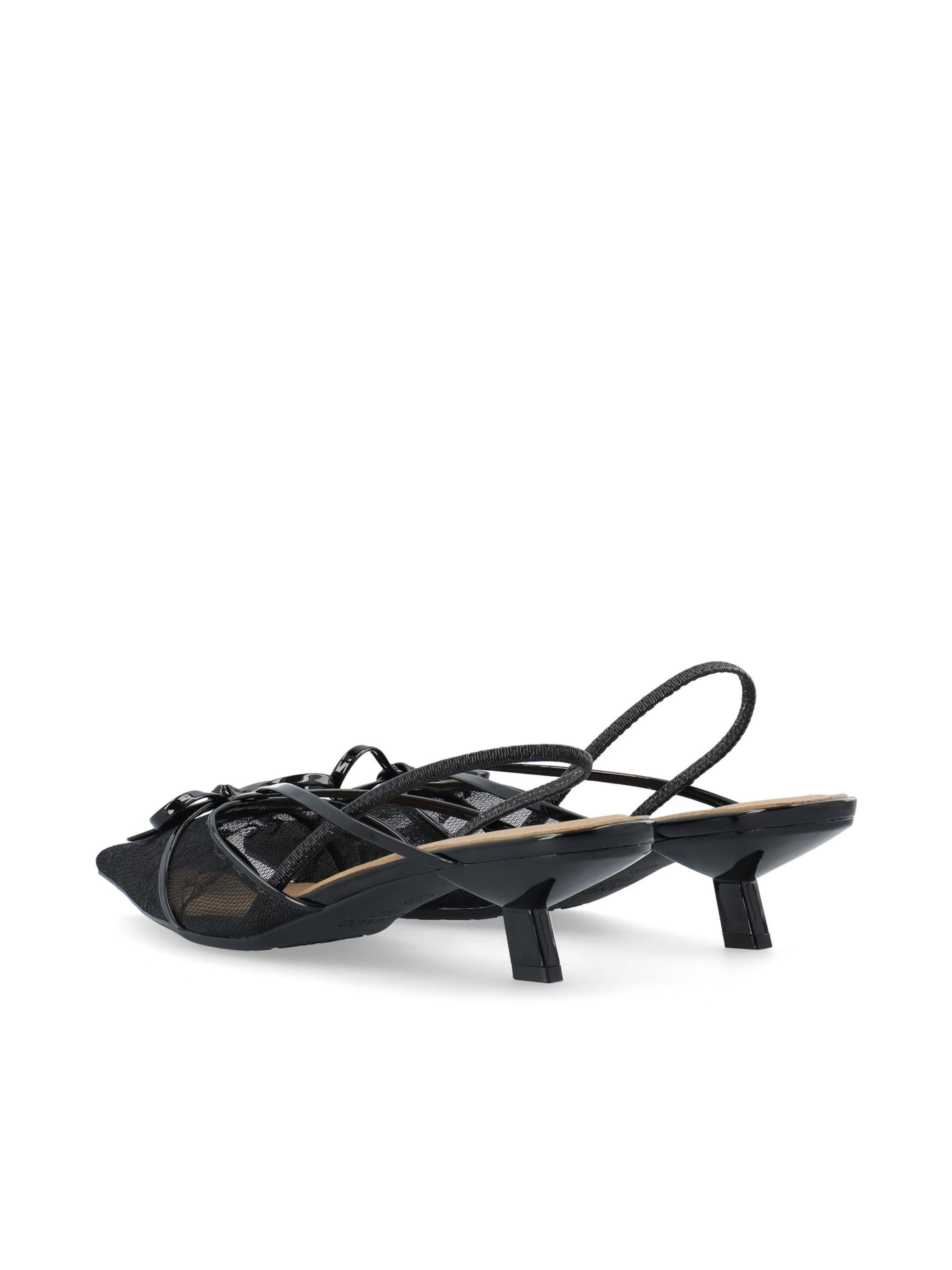Bianco Slingpumps 'Kristin' in Zwart