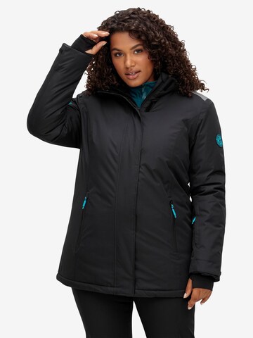 SHEEGO Athletic Jacket in Black: front