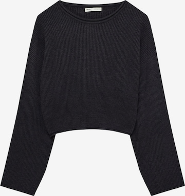 Pull&Bear Sweater in Grey: front