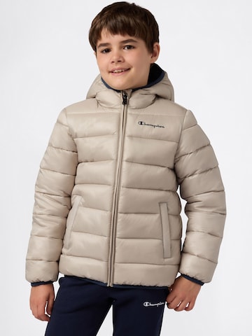 Champion Authentic Athletic Apparel Демисезонная куртка в Бежевый: спереди