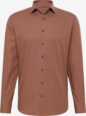 ETERNA Regular fit Business Shirt in Orange: front