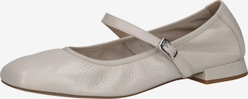 Ballerines à lanières CAPRICE en beige : devant